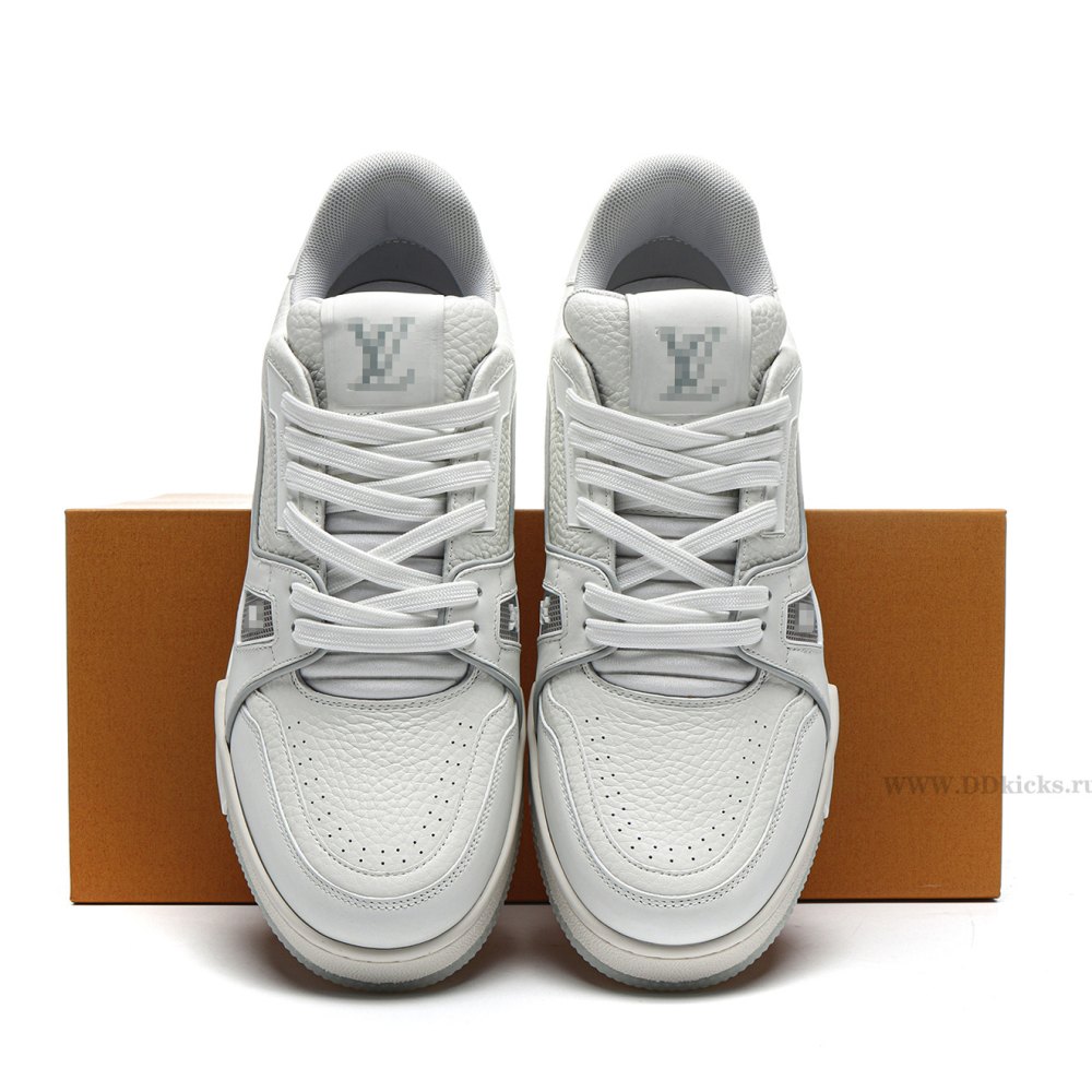 DD Lou1s Vu1tton Trainer White Signature