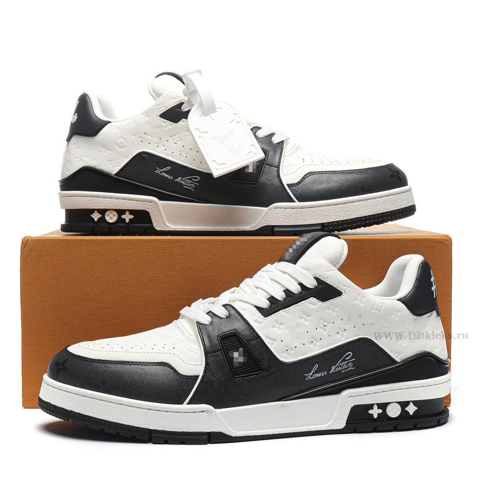 DD Lou1s Vu1tton Trainer #54 Black White