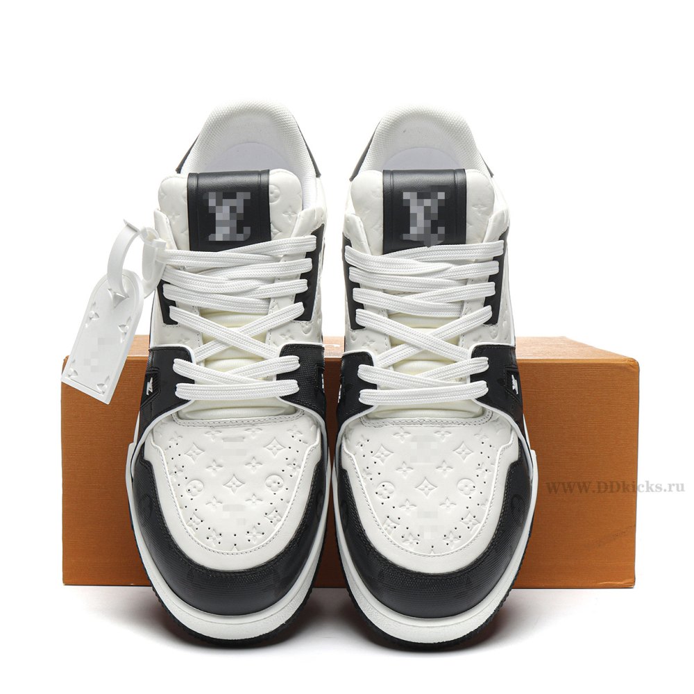 DD Lou1s Vu1tton Trainer #54 Black White