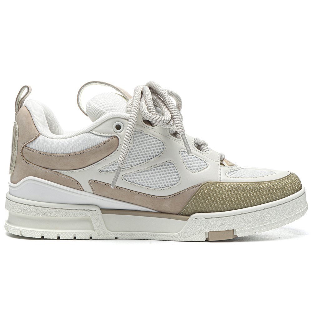 DD Lou1s Vu1tton Skate Sneaker Beige White