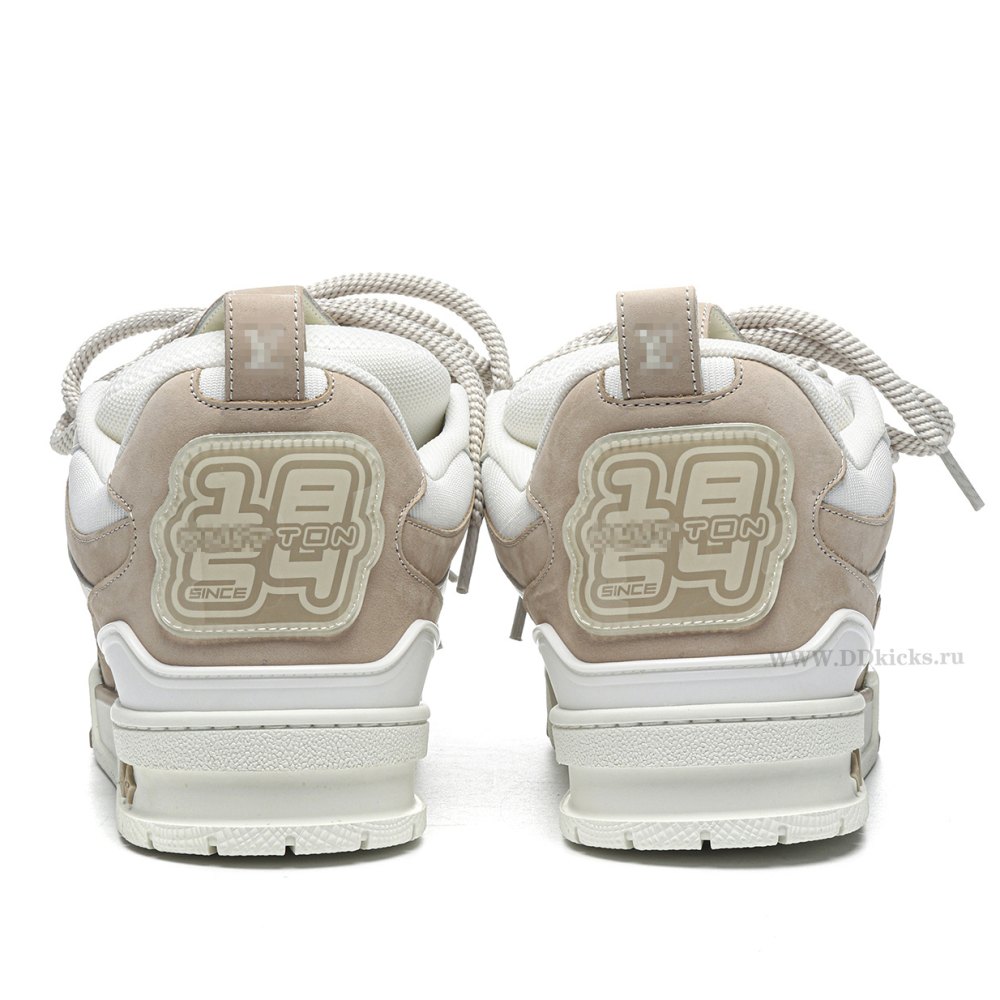 DD Lou1s Vu1tton Skate Sneaker Beige White