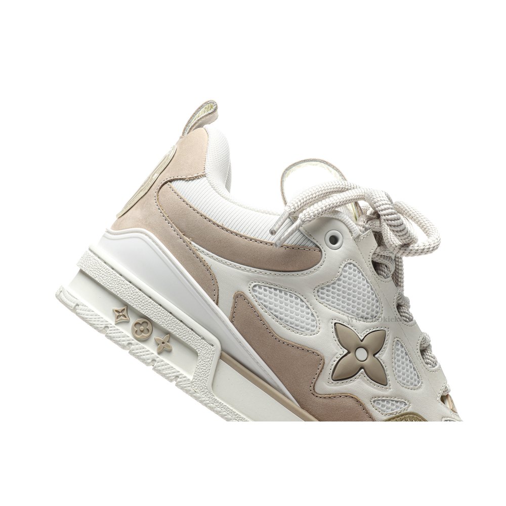 DD Lou1s Vu1tton Skate Sneaker Beige White