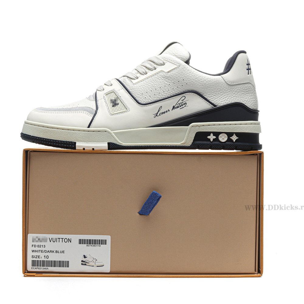 DD Lou1s Vu1tton Trainer #54 Signature White Marine