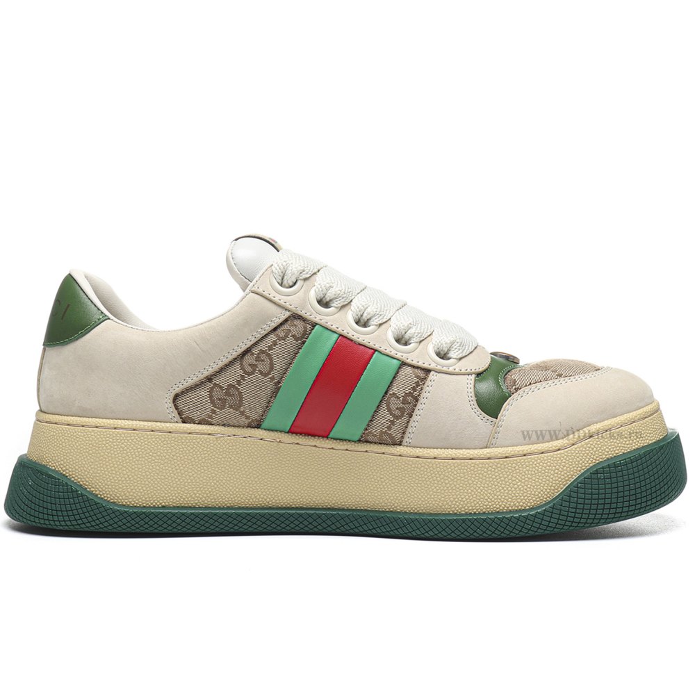 dd G*u*i1 screener green leather detail