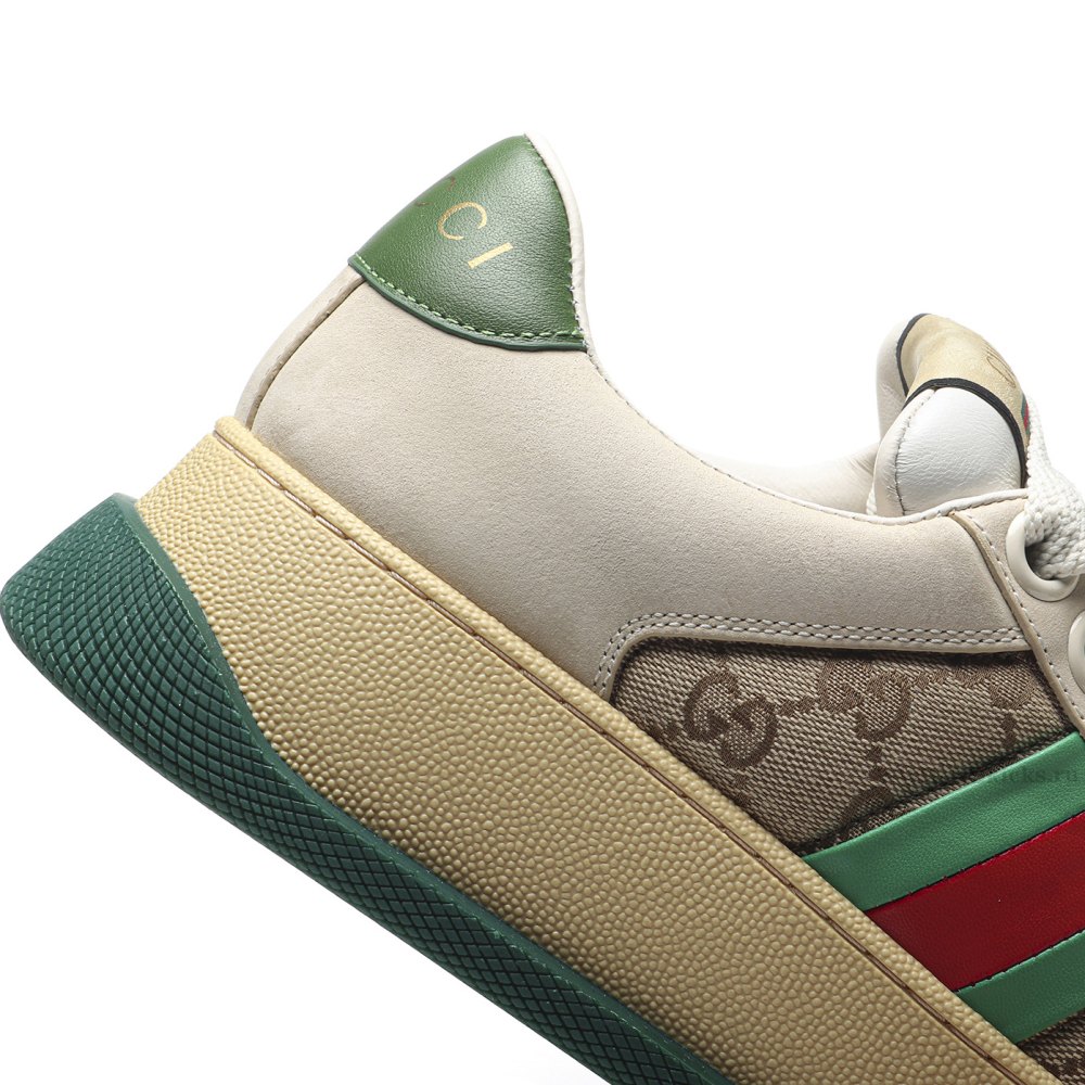 dd G*u*i1 screener green leather detail