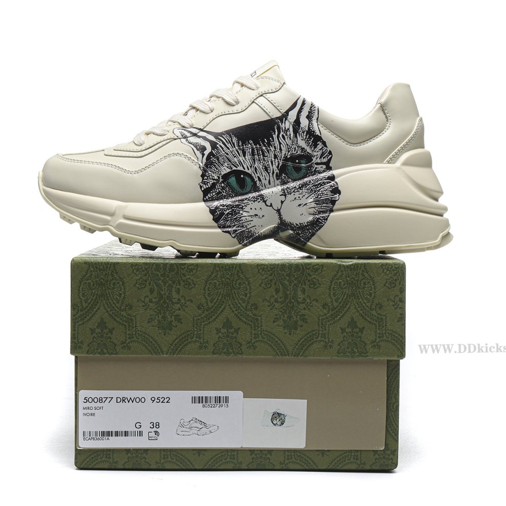 dd G*u*i1 rhyton mystic cat white (women's)