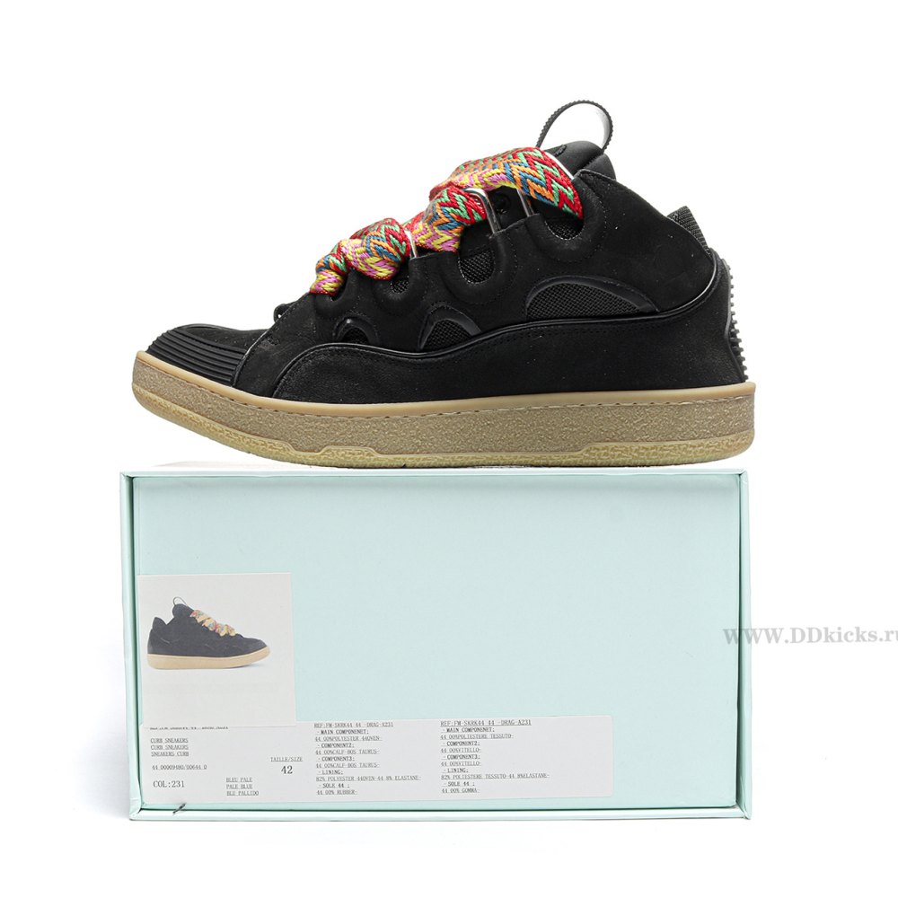 DD 1*ANVIN Leather Curb Black