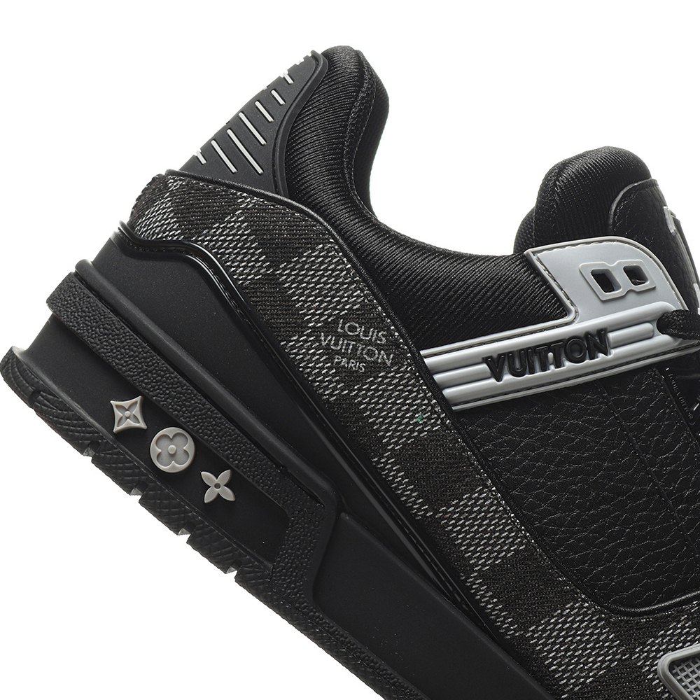 DD Lou1s Vu1tton Trainer Black Damier