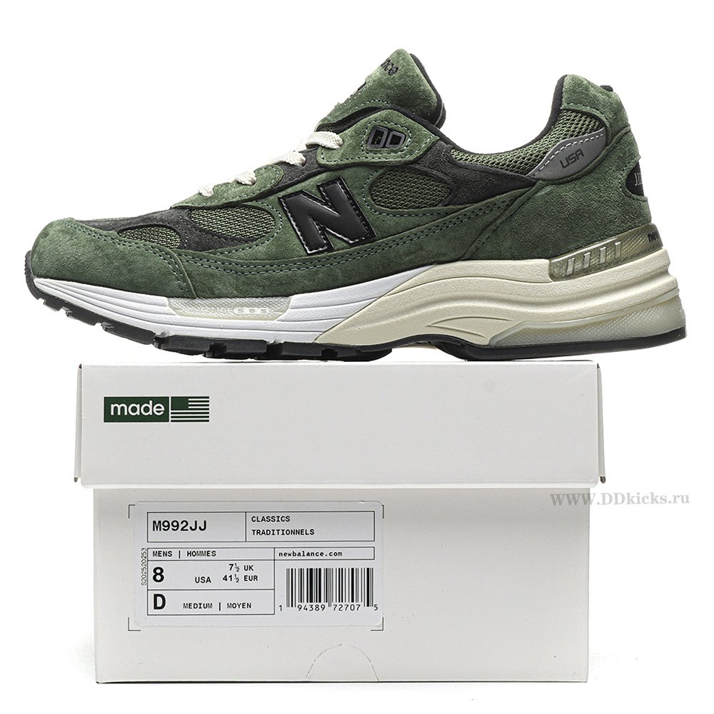 DD New Balance 992 JJJJound Green