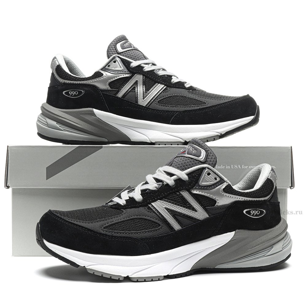 DD New Balance 990v6 MiUSA Black Grey White