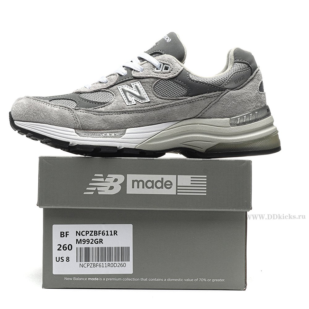 DD New Balance 992 Grey