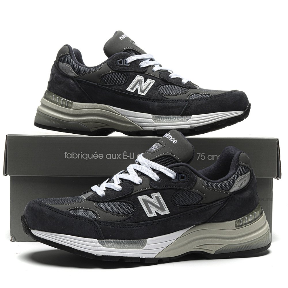 DD New Balance 992 Navy Grey