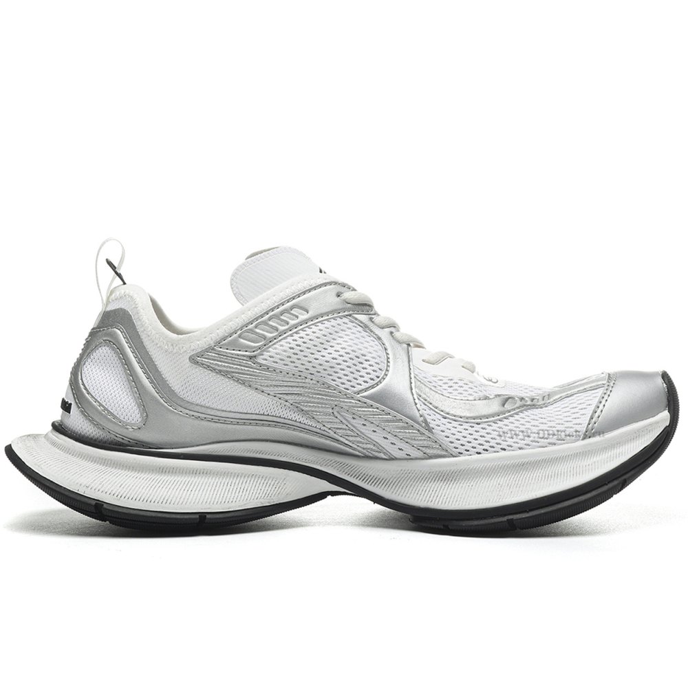 DD Bal*nc1aga Circuit Sneaker White/Silver