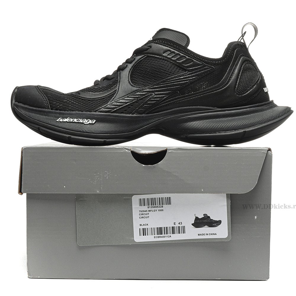 DD Bal*nc1aga Circuit Sneaker Black