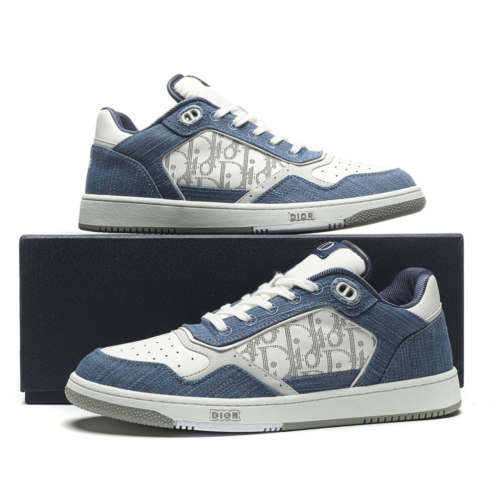 DD D10R B27 Low White Blue Denim