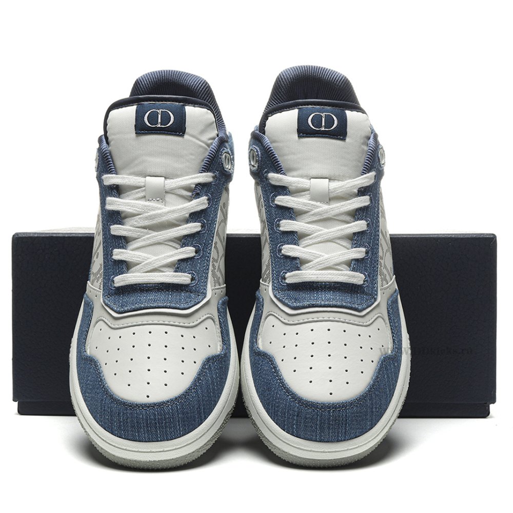 DD D10R B27 Low White Blue Denim
