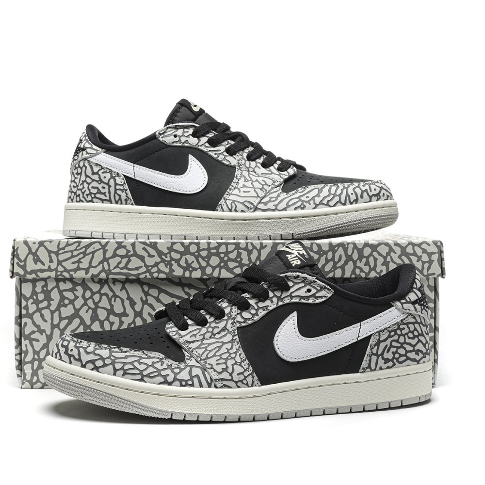 DD Jordan 1 Retro Low OG Black Cement-CZ0790 001