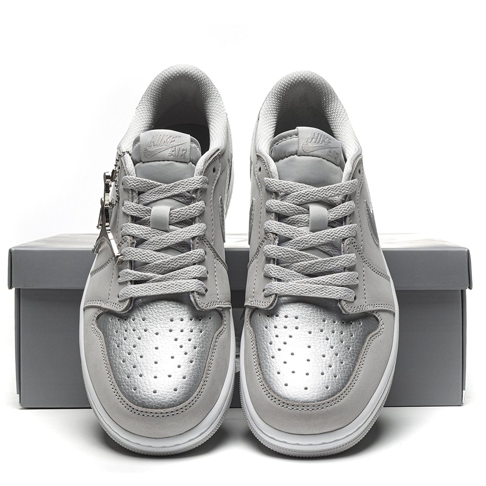 DD Jordan 1 Low OG Metallic Silver-CZ0790 002