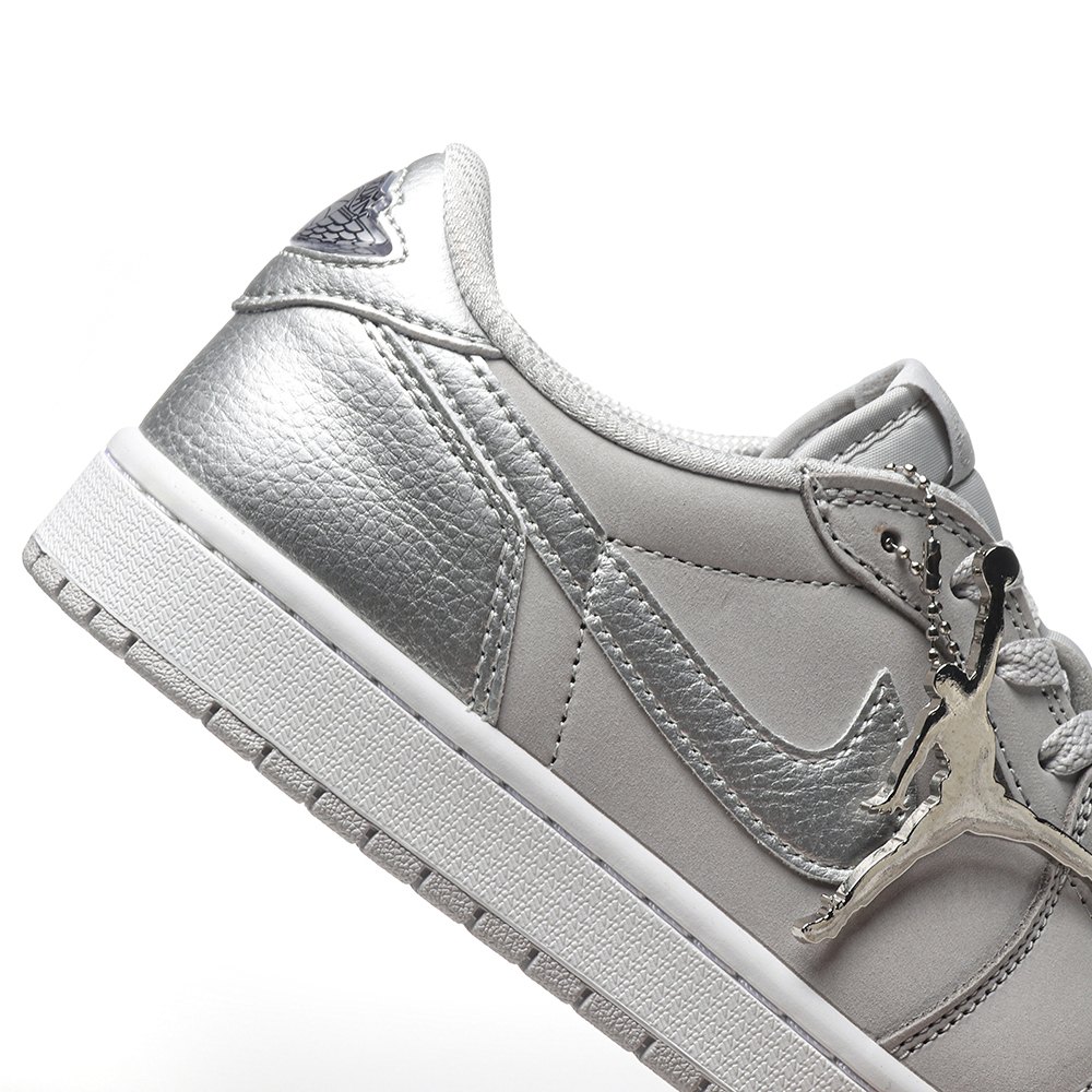 DD Jordan 1 Low OG Metallic Silver-CZ0790 002