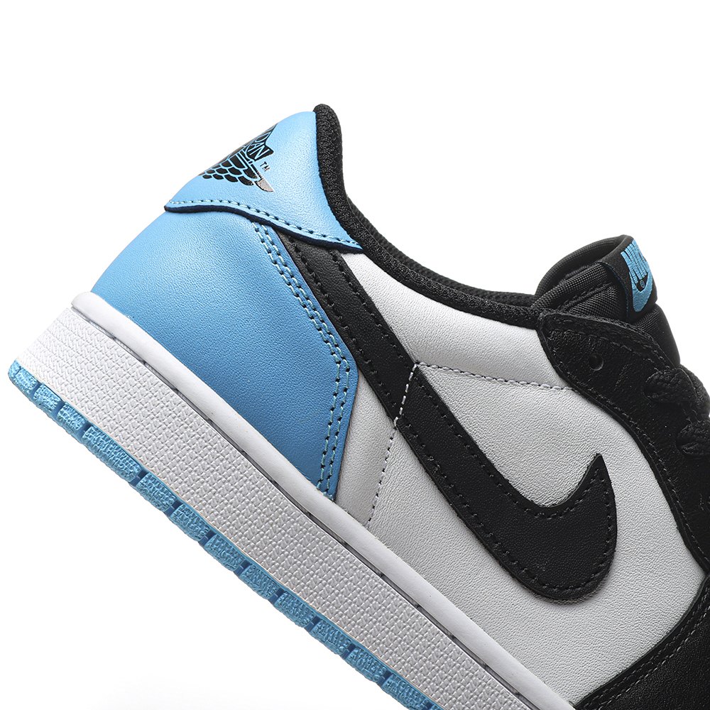 DD Jordan 1 Retro Low OG Black Dark Powder Blue-CZ0790 104