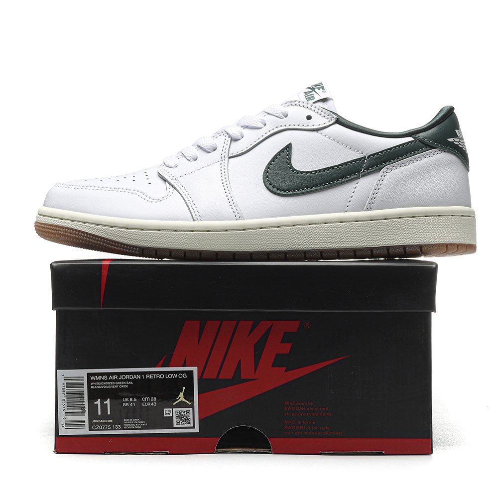DD Jordan 1 Retro Low OG Oxidized Green-CZ0775 133