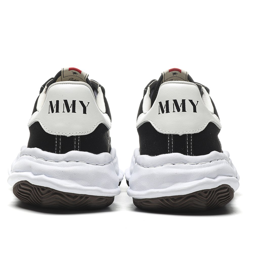 dd Ma*s*n mihara yasuhiro blakey og sole canvas low black no logo-a06fw704