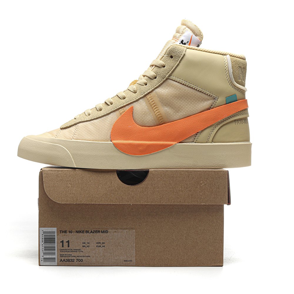 DD Nike Blazer Mid Off-White All Hallow's Eve-AA3832-700