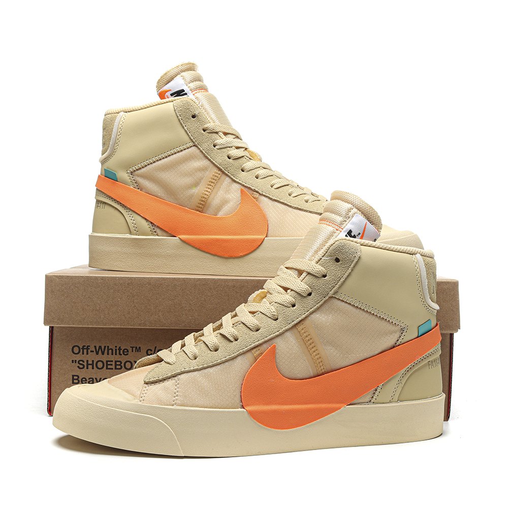 DD Nike Blazer Mid Off-White All Hallow's Eve-AA3832-700