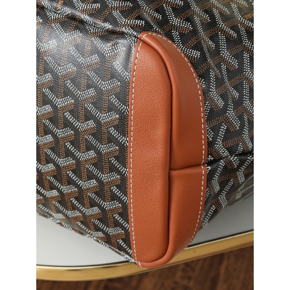 dd g0yard saint L**is pm bag black & tan 28*20*20cm