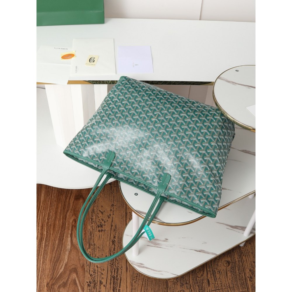 dd g0yard saint L**is pm bag green 28*20*20cm