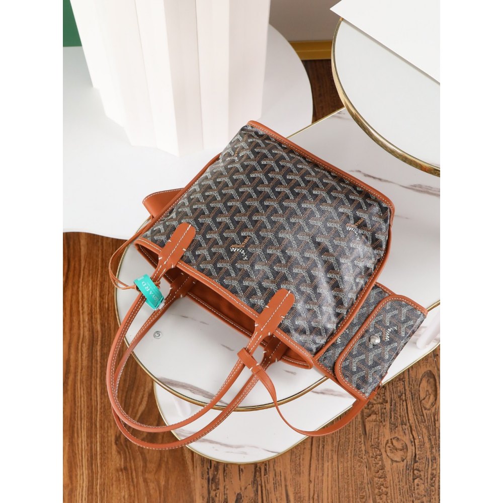 DD G0yard Anjou Mini Bag Black&Tan 20cm*20cm*10cm