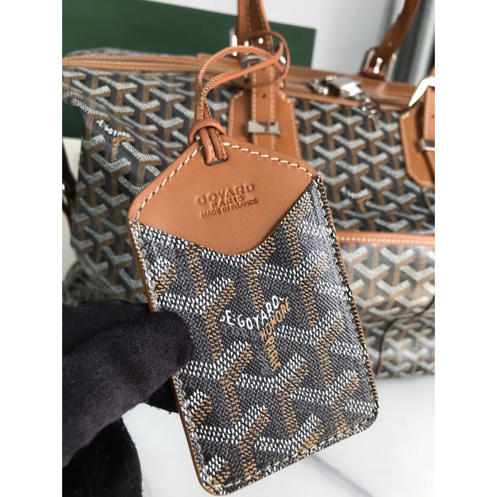 DD G0yard Bowling 45 bag Black&Tan 30*22*45cm