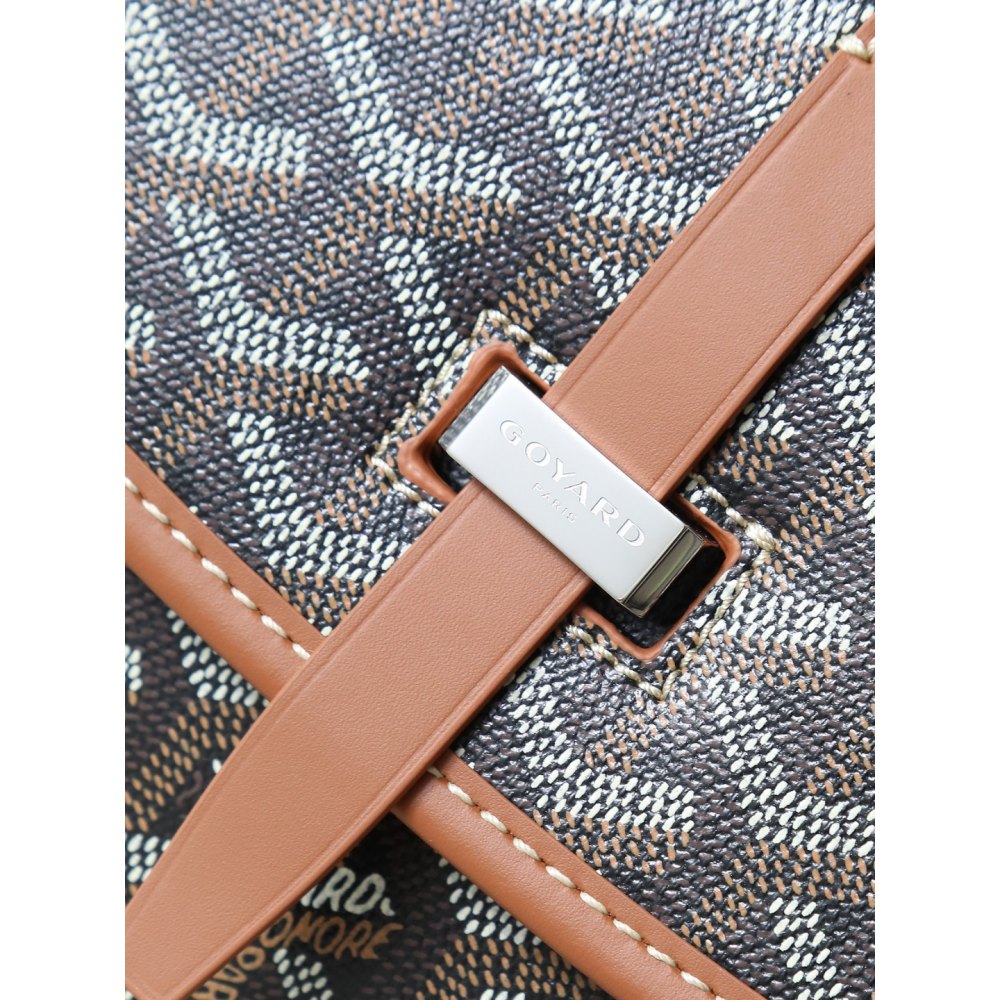 DD G0yard Belvedere MM Bag Black & Tan 28*20*10cm