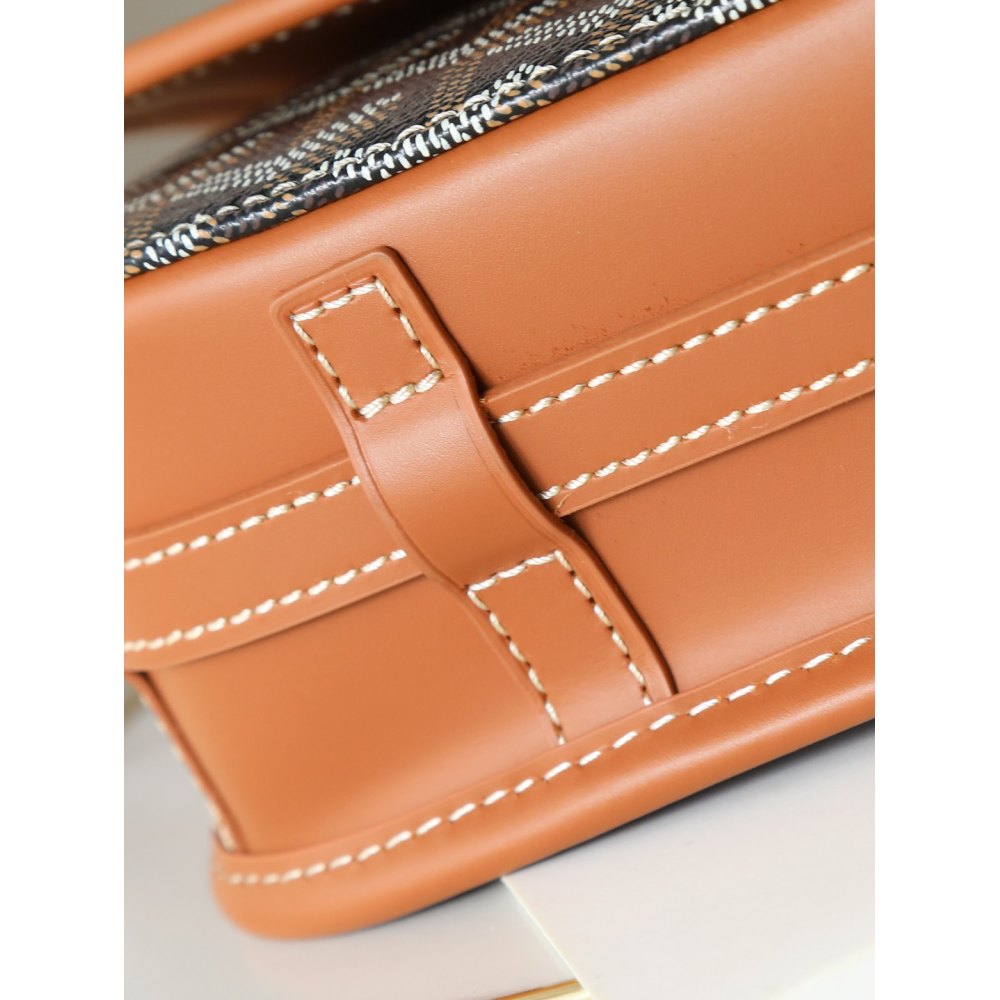 DD G0yard Belvedere MM Bag Black & Tan 28*20*10cm