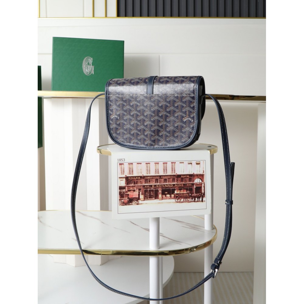 DD G0yard Belvedere MM Bag Navy Blue 28*20*10cm