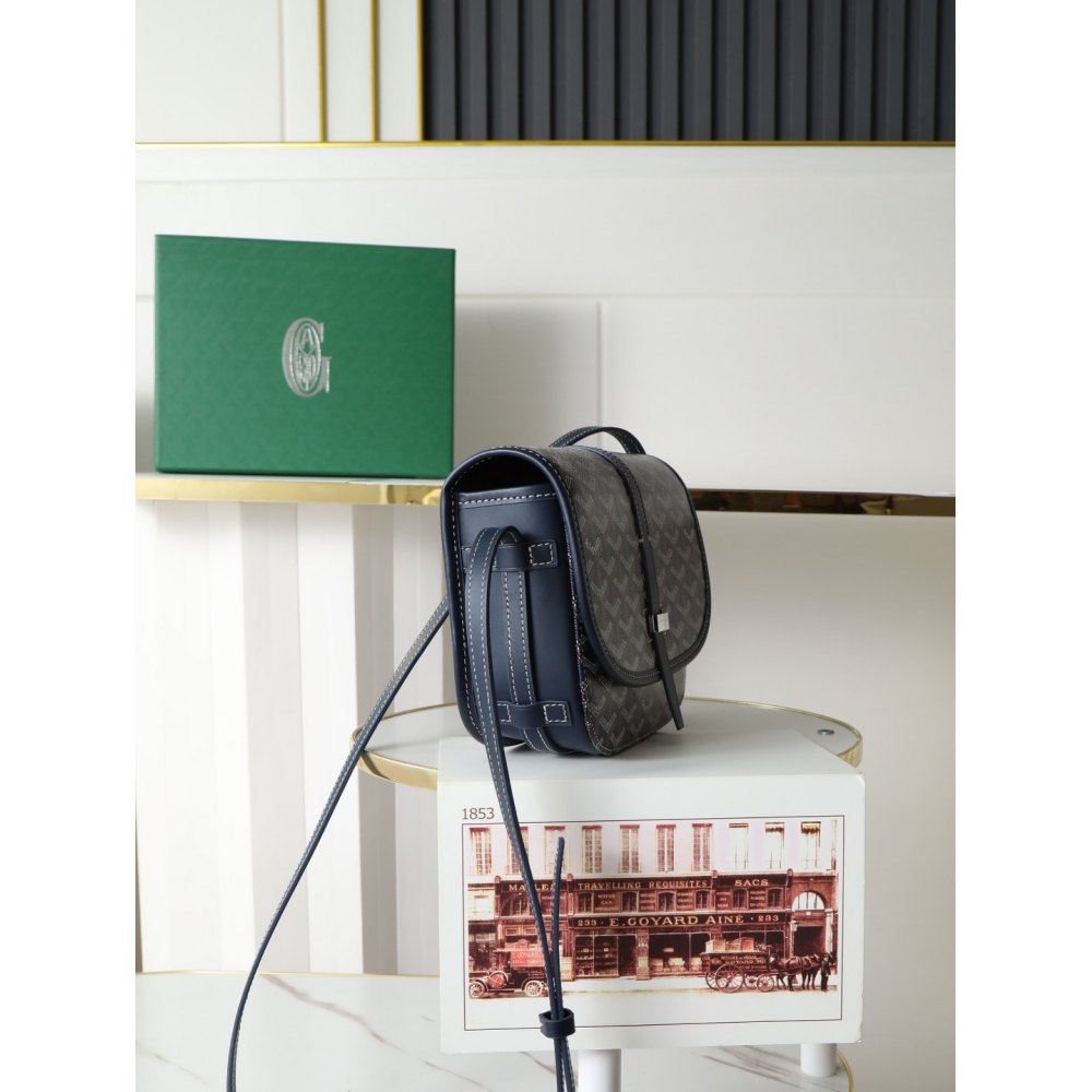 DD G0yard Belvedere MM Bag Navy Blue 28*20*10cm