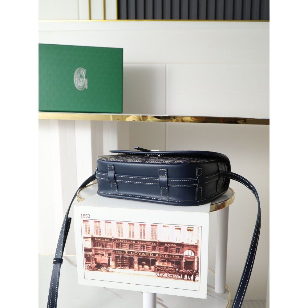 DD G0yard Belvedere MM Bag Navy Blue 28*20*10cm