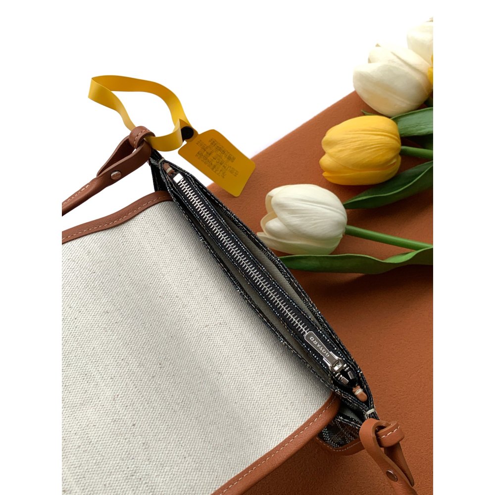 DD G0yard Plumet Pocket Walle Black & Tan 14cm*2.5*cm*20.5cm