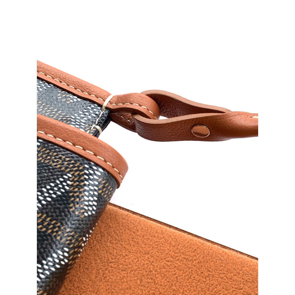 DD G0yard Plumet Pocket Walle Black & Tan 14cm*2.5*cm*20.5cm