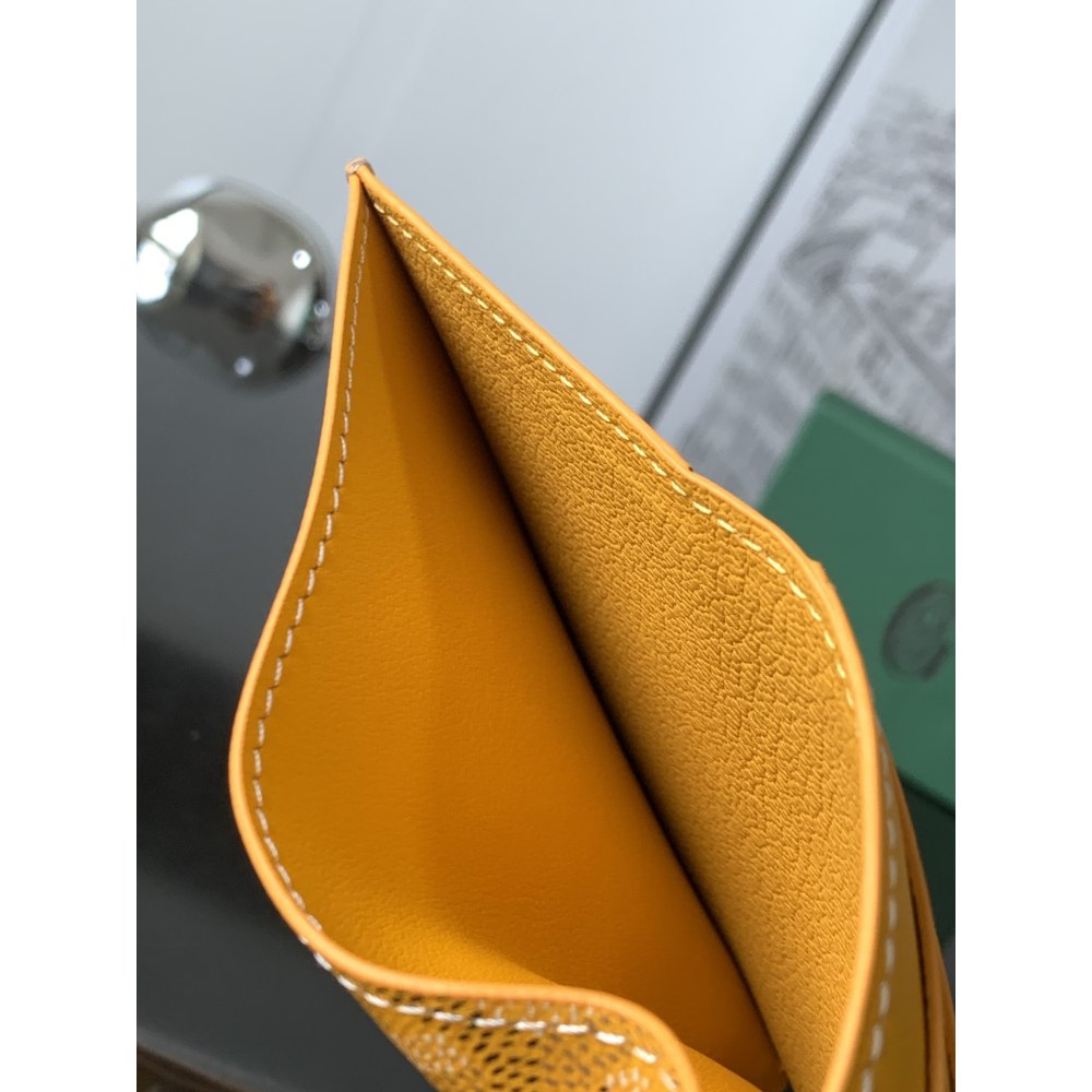 DD G0yard Saint-Pierre Card Wallet Yellow 11cm*1.5cm*7.5cm