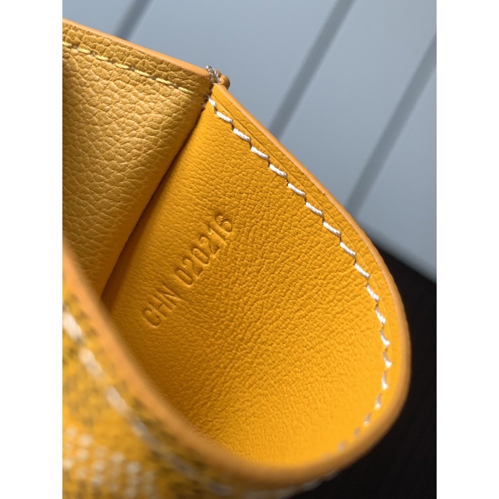 DD G0yard Saint-Pierre Card Wallet Yellow 11cm*1.5cm*7.5cm