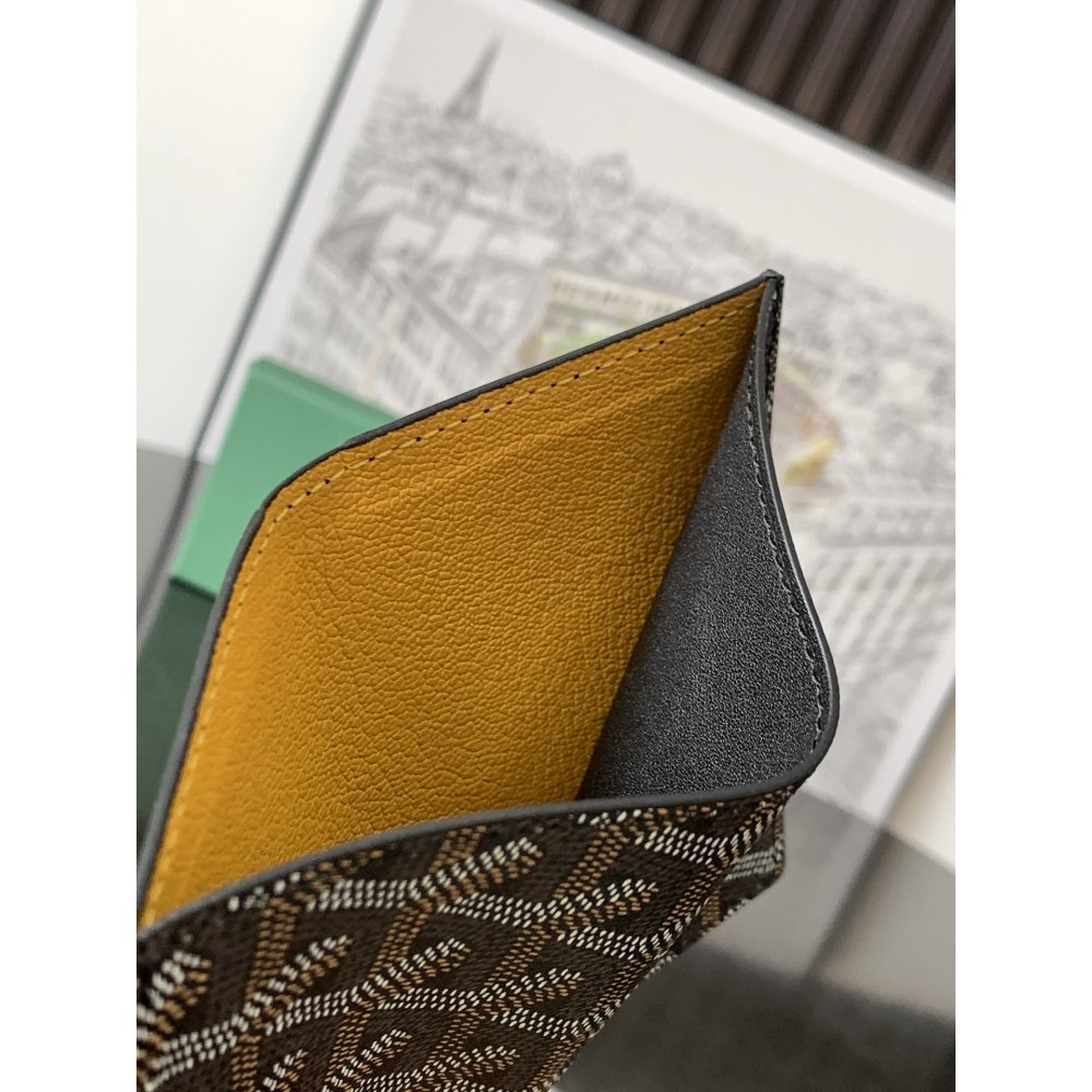 DD G0yard Saint-Pierre Card Wallet Black 11cm*1.5cm*7.5cm