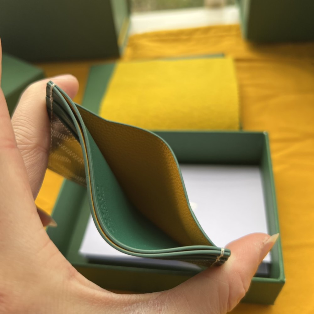 DD G0yard Saint-Sulpice Card Wallet Green 10.5cm*7.5cm