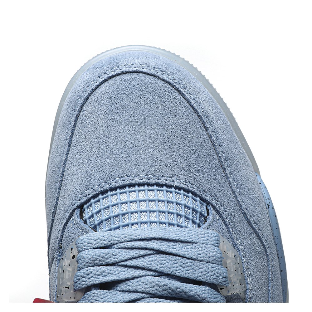 DD Air Jordan 4 Retro 'UNC Football' PE Blue