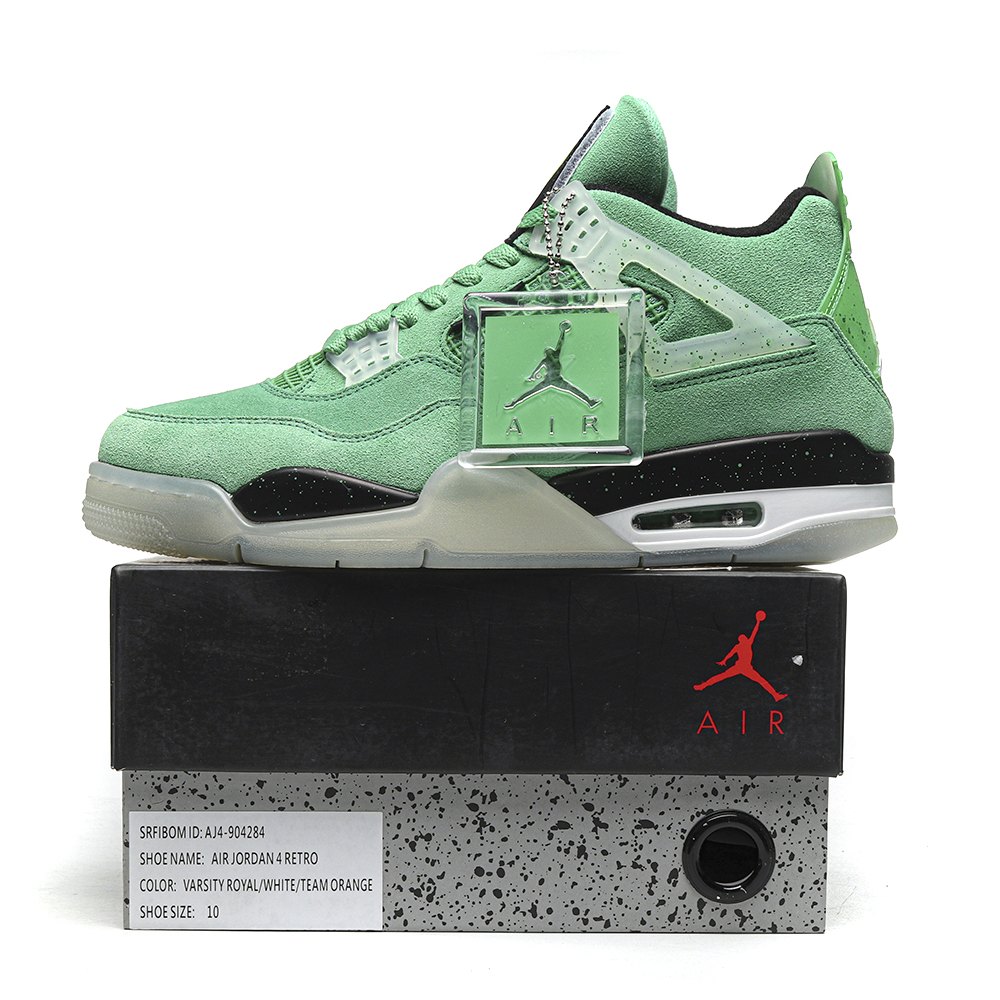 DD Air Jordan 4 Retro Emerald Green Black