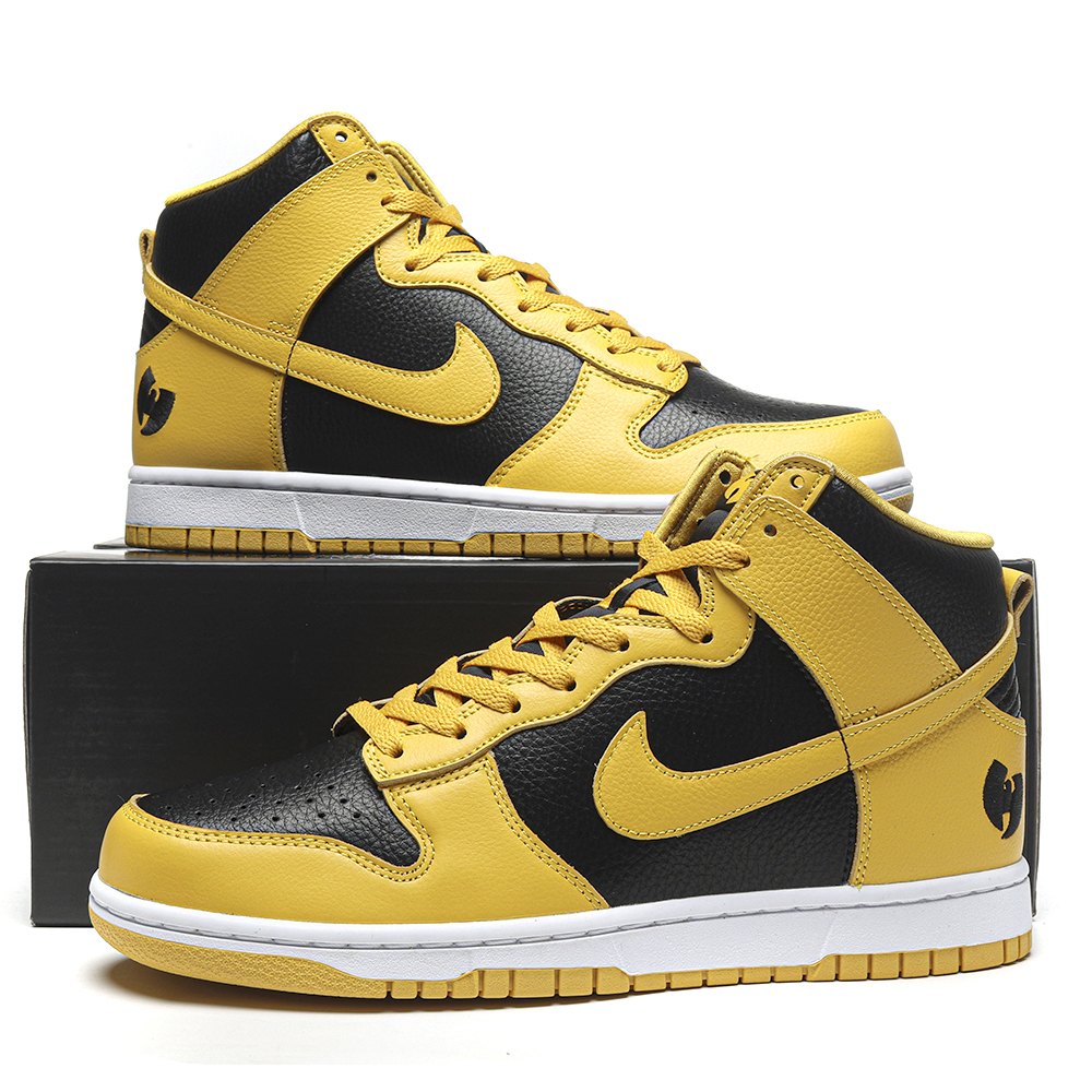 DD Nike Dunk High Wu-Tang (2024) BLACK/POLLEN/WHITE
