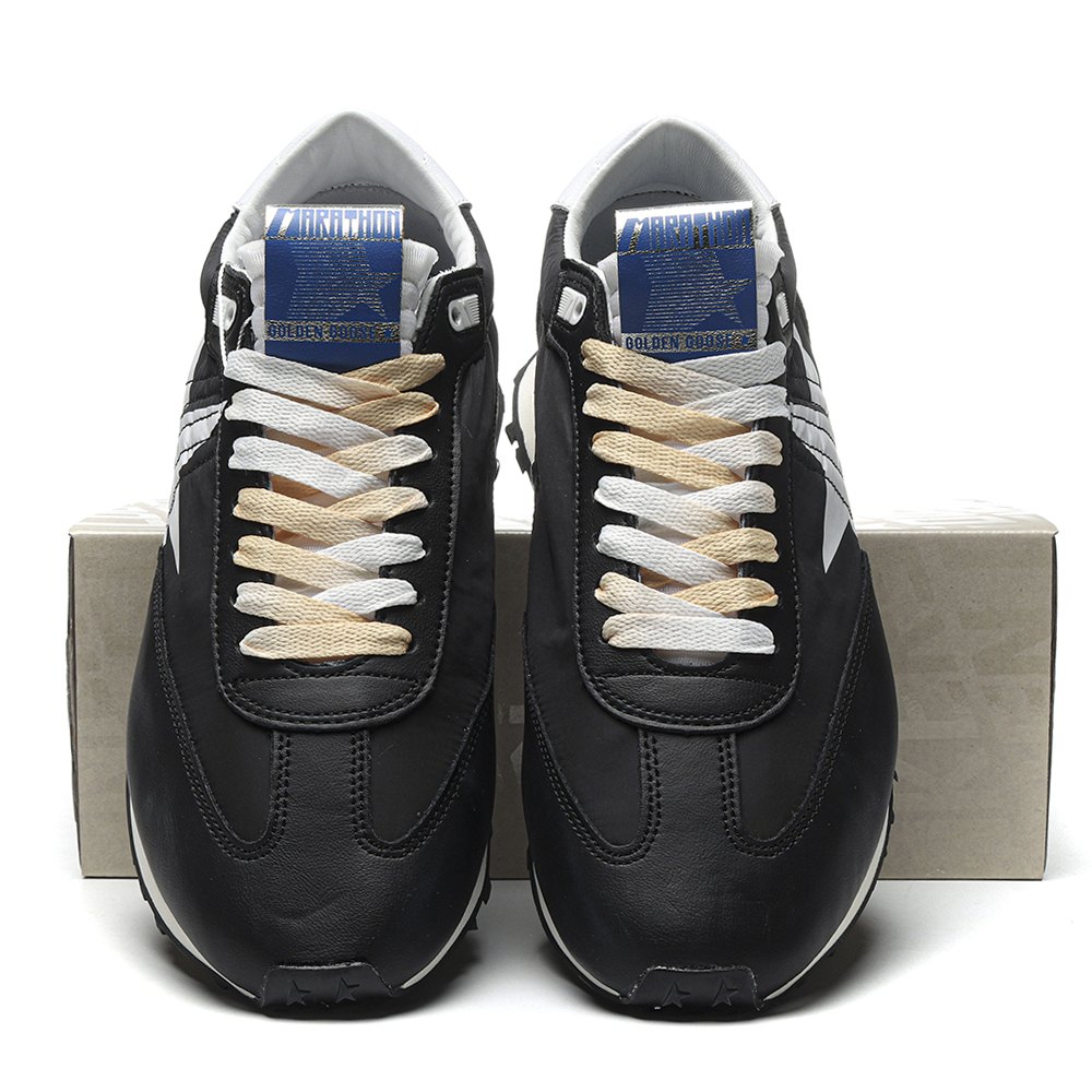 DD Golden Goose Marathon With Black Nylon Upper And White Star