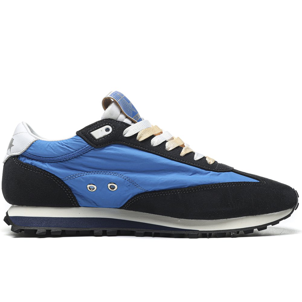 DD Golden Goose Marathon With Blue Nylon Upper And White Star