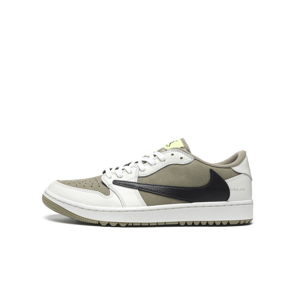Size 14 Jordan 1 Retro Low Golf Travis Scott Neutral Olive