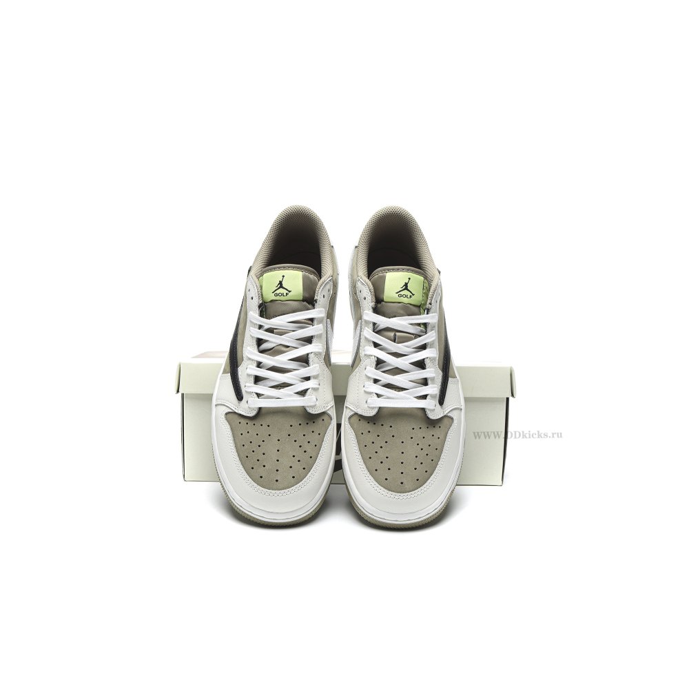 Size 14 Jordan 1 Retro Low Golf Travis Scott Neutral Olive